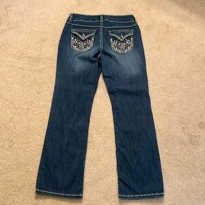 🎉PRICE DROP🎉 Nine West Women's Jeans,Dark Wash,Bling Flap Pockets,sz 10REG
